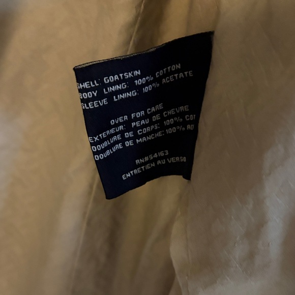 Cole Haan Goatskin Suede blazer- VTG - Picture 11 of 11